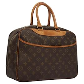 Louis Vuitton-LOUIS VUITTON Monogram Deauville Hand Bag M47270 LV Auth BA1307-Monogram
