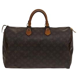Louis Vuitton-LOUIS VUITTON Monogram Speedy 40 Hand Bag M41522 LV Auth yk17754-Monogram
