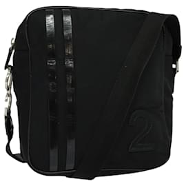 Christian Dior-Christian Dior Shoulder Bag Nylon Black Auth bs24209-Black