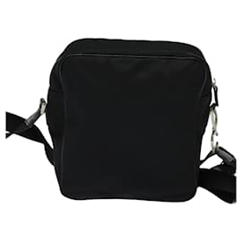 Christian Dior-Christian Dior Shoulder Bag Nylon Black Auth bs24209-Black