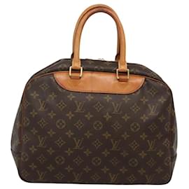 Louis Vuitton-LOUIS VUITTON Monogram Deauville Hand Bag M47270 LV Auth BA1245-Monogram