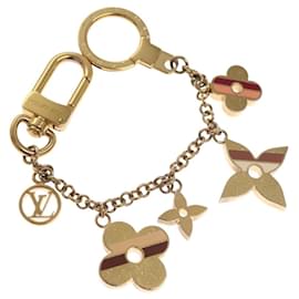 Louis Vuitton-LOUIS VUITTON Chain Fleur Do Charm metal Gold M78612 LV Auth 117810-Golden