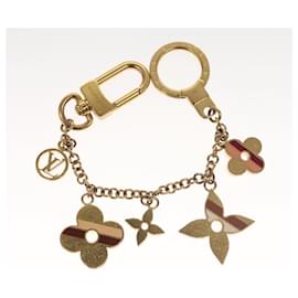 Louis Vuitton-LOUIS VUITTON Chain Fleur Do Charm metal Gold M78612 LV Auth 117810-Golden