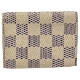 Louis Vuitton-LOUIS VUITTON Damier Azur Amberop Cartes De Visit Card Case N61746 Auth 118386-Other