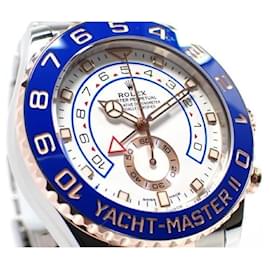 Rolex-ROLEX YACHT-MASTERII SS x Everose Gold combination Benz Hand 116681 '20 Mens-Silvery