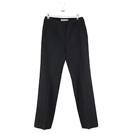 Dior-Straight wool trousers-Black