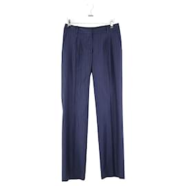 Dior-Wool straight pants-Blue