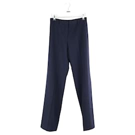 Givenchy-Straight wool trousers-Navy blue