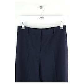 Givenchy-Straight wool trousers-Navy blue