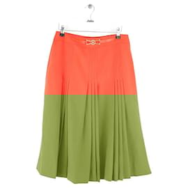 Céline-Wool skirt-Orange