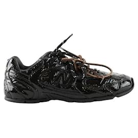 Miu Miu-Patent leather sneakers-Black