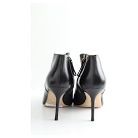 Sergio Rossi-Leather heels-Black