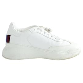 Stella Mc Cartney-Leather sneakers-White