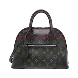 Louis Vuitton-Louis Vuitton Monogram Rouge Alma PM Handbag-Black,Red