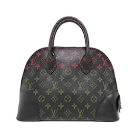 Louis Vuitton-Louis Vuitton Monogram Rouge Alma PM Handbag-Black,Red