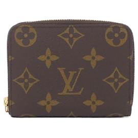 Louis Vuitton-Louis Vuitton Monogram Zippy Coin Purse-Brown,Monogram