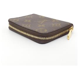 Louis Vuitton-Louis Vuitton Monogram Zippy Coin Purse-Brown,Monogram