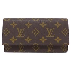 Louis Vuitton-Louis Vuitton Monogram Bill Wallet-Brown,Monogram