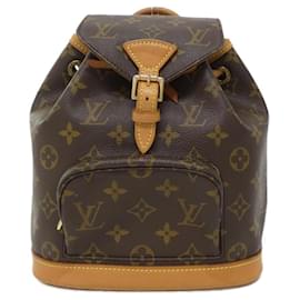 Louis Vuitton-Louis Vuitton Monogram Mini Montsouris Backpack-Brown,Monogram