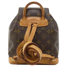 Louis Vuitton-Louis Vuitton Monogram Mini Montsouris Backpack-Brown,Monogram