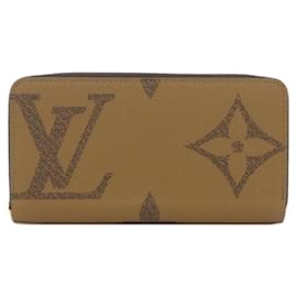 Louis Vuitton-Louis Vuitton Monogram Giant Zippy Wallet-Brown