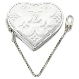 Louis Vuitton-Louis Vuitton Monogram Miroir Coin Purse-Silvery