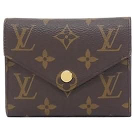Louis Vuitton-Louis Vuitton Monogram Portefeuille Victorine Wallet-Brown,Monogram