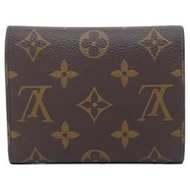 Louis Vuitton-Louis Vuitton Monogram Portefeuille Victorine Wallet-Brown,Monogram