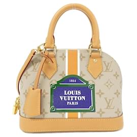 Louis Vuitton-Louis Vuitton Monogram Monopanam Alma BB Handbag-Beige,Orange