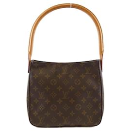 Louis Vuitton-Louis Vuitton Monogram Looping MM Shoulder Bag-Brown,Monogram