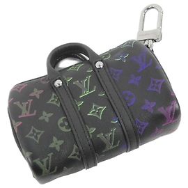 Porte-clés Mini Keepall Spotlight Porto Monogram Louis Vuitton Noir