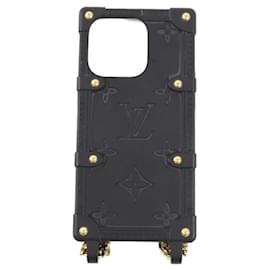 Louis Vuitton-Louis Vuitton Monogram Re-Trunk Bumper Case for iPhone 14 Pro-Black