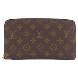 Louis Vuitton-Louis Vuitton Monogram Zippy Organizer Wallet-Brown,Monogram
