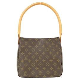 Louis Vuitton-Louis Vuitton Monogram Looping MM Shoulder Bag-Brown,Monogram
