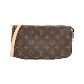 Louis Vuitton-Pochette Accessoires Monogram Louis Vuitton-Marron,Monogramme