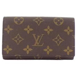 Louis Vuitton-Louis Vuitton Monogram Portefeuille Tresor M61736 Wallet-Brown