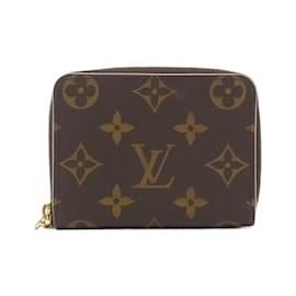 Louis Vuitton-Louis Vuitton Monogram Zippy Coin Purse-Brown,Pink,Monogram