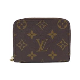 Louis Vuitton-Louis Vuitton Monogram Zippy Coin Purse-Brown,Monogram