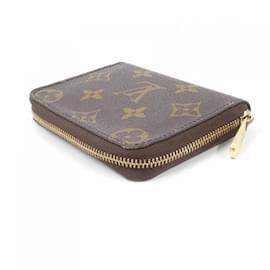 Louis Vuitton-Louis Vuitton Monogram Zippy Coin Purse-Brown,Monogram