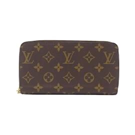 Louis Vuitton-Louis Vuitton Monogram Zippy Wallet-Brown,Monogram