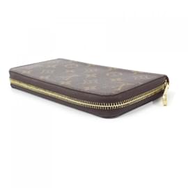 Louis Vuitton-Louis Vuitton Monogram Zippy Wallet-Brown,Monogram