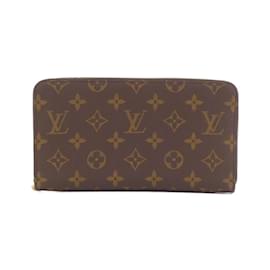 Louis Vuitton-Louis Vuitton Monogram Zippy Organizer Wallet-Brown,Monogram