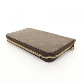 Louis Vuitton-Louis Vuitton Monogram Zippy Organizer Wallet-Brown,Monogram