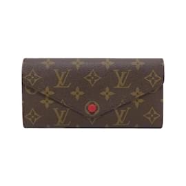 Louis Vuitton-Louis Vuitton Monogram Portefeuille Josephine Wallet-Brown,Red,Monogram