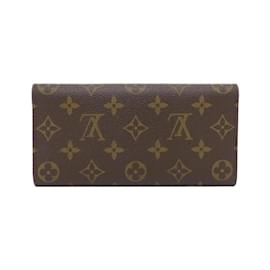 Louis Vuitton-Louis Vuitton Monogram Portefeuille Josephine Wallet-Brown,Red,Monogram