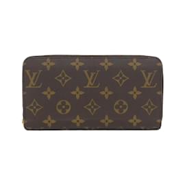 Louis Vuitton-Louis Vuitton Monogram Zippy Wallet M41895-Brown,Fuschia,Monogram