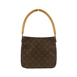 Louis Vuitton-Louis Vuitton Monogram Looping MM M51146 Shoulder Bag-Brown
