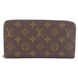 Louis Vuitton-Louis Vuitton Monogram Zippy Wallet-Brown,Fuschia