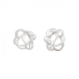 Boucles d'oreilles clips en or blanc 18K Mikimoto Autre
