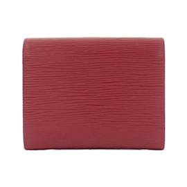 Louis Vuitton-Louis Vuitton Epi Portefeuille Joy M6658M Wallet-Red